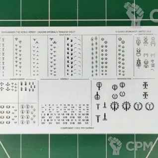 Описание картинки Legions Imperialis Transfer Sheet от Vault Boy по цене 998руб | Свободный Рынок Миниатюр - СРМ