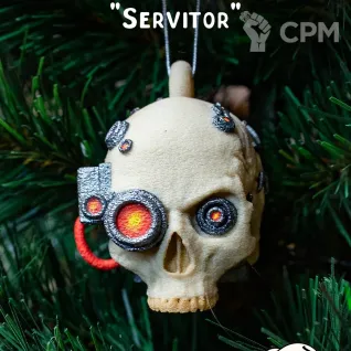 Описание картинки Елочная игрушка "Servitor" покрас от Nathan Holn по цене 990руб | Свободный Рынок Миниатюр - СРМ