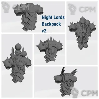 Описание картинки Night Lords Backpack Power Unit v2 от Стальные Небеса по цене 200руб | Свободный Рынок Миниатюр - СРМ