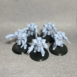 Описание картинки Cataphractii Terminators / Катафракт (5шт) от Zorgen по цене 800руб