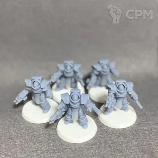 Описание картинки Cataphractii Terminators / Катафракт (5шт) от Zorgen по цене 800руб