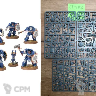 Описание картинки Assault Terminators (Оригинал) от CTPEJIOK по цене 4 800руб | Свободный Рынок Миниатюр - СРМ