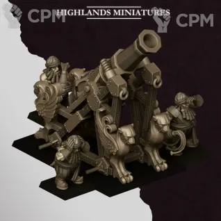 Описание картинки Sons of Marduk Mortar от 3DPrintClub по цене 900руб | Свободный Рынок Миниатюр - СРМ