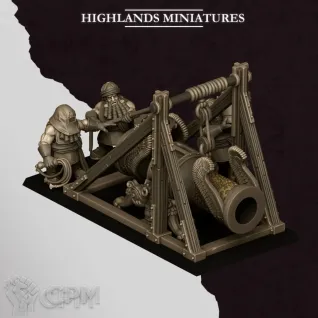 Описание картинки Sons of Marduk Cannon - Highlands Miniatures от 3DPrintClub по цене 800руб | Свободный Рынок Миниатюр - СРМ