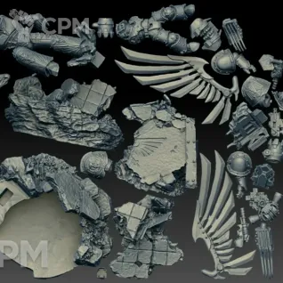 Описание картинки Corvus Corax, Primarch of the Raven Guard Legion (Scan) от AxeL's Forge по цене 1 400руб | Свободный Рынок Миниатюр - СРМ