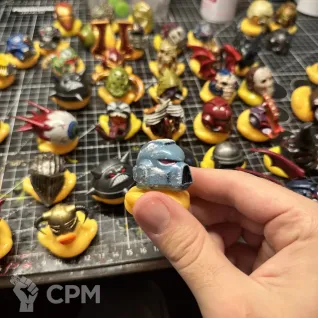 Описание картинки Вархаммер космический волк 3-й уровень  UV+3Deyes+LM от Duck Machine по цене 1 800руб | Свободный Рынок Миниатюр - СРМ