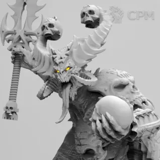 Описание картинки U'Zhul the Skulltaker от Naggaroth Night по цене 600руб | Свободный Рынок Миниатюр - СРМ