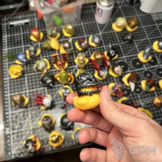 Описание картинки Берсерк гатс кишки шлем утка 1-й уровень от Duck Machine по цене 800руб | Свободный Рынок Миниатюр - СРМ