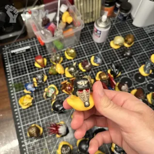 Описание картинки Вархаммер криг утка 2-й уровень +3D lens от Duck Machine по цене 1 200руб | Свободный Рынок Миниатюр - СРМ