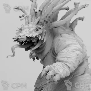 Описание картинки Beast of Nurgle от Naggaroth Night по цене 1 000руб | Свободный Рынок Миниатюр - СРМ