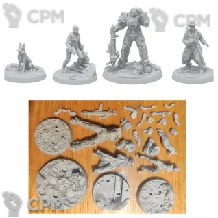 Описание картинки Fallout Hollywood heroes от Old curiosity shop по цене 1 750руб | Свободный Рынок Миниатюр - СРМ