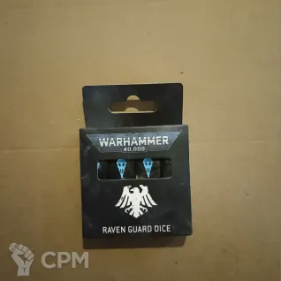 Описание картинки Raven Guard Dice Set от Black Legion Hall по цене 3 100руб