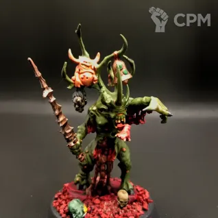 Описание картинки Герольд Нургла от Depresniac по цене 1 000руб | Свободный Рынок Миниатюр - СРМ