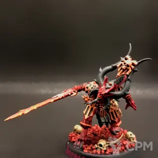 Описание картинки Герольд Кхорна от Depresniac по цене 1 000руб | Свободный Рынок Миниатюр - СРМ