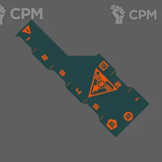 Описание картинки Линейка 40k TEMPESTUS AQUILONS   (УФ) от TerraCutter по цене 400руб | Свободный Рынок Миниатюр - СРМ