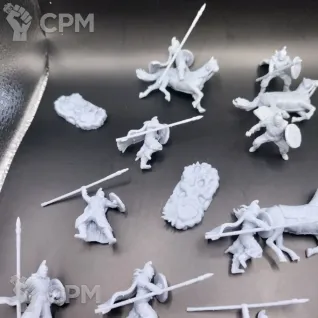 Описание картинки Пехота Рохана, Пеший и на Коне от У Джони по цене 1 000руб | Свободный Рынок Миниатюр - СРМ