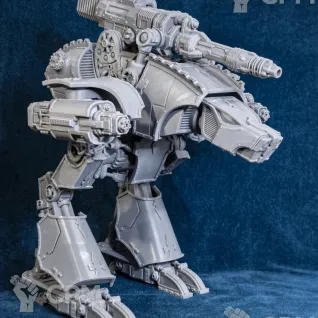 Описание картинки Dire Wolf Heavy Scout Titan (СОБРАН, масшаб 40к/30к, 3d alt.) от HouseSaidon по цене 10 000руб | Свободный Рынок Миниатюр - СРМ