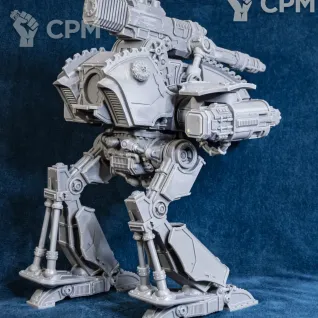 Описание картинки Dire Wolf Heavy Scout Titan (СОБРАН, масшаб 40к/30к, 3d alt.) от HouseSaidon по цене 10 000руб | Свободный Рынок Миниатюр - СРМ