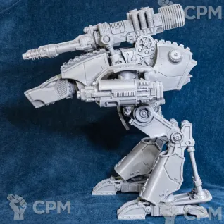Описание картинки Dire Wolf Heavy Scout Titan (СОБРАН, масшаб 40к/30к, 3d alt.) от HouseSaidon по цене 10 000руб | Свободный Рынок Миниатюр - СРМ