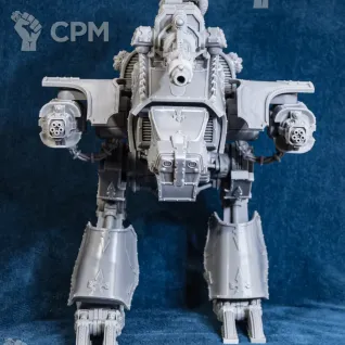 Описание картинки Dire Wolf Heavy Scout Titan (СОБРАН, масшаб 40к/30к, 3d alt.) от HouseSaidon по цене 10 000руб | Свободный Рынок Миниатюр - СРМ