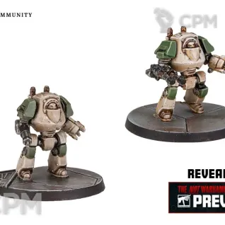 Описание картинки Legions Imperialis Contemptor Dreadnought x4 от Vault Boy по цене 1 998руб | Свободный Рынок Миниатюр - СРМ