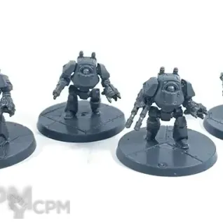 Описание картинки Legions Imperialis Contemptor Dreadnought x4 от Vault Boy по цене 1 998руб | Свободный Рынок Миниатюр - СРМ
