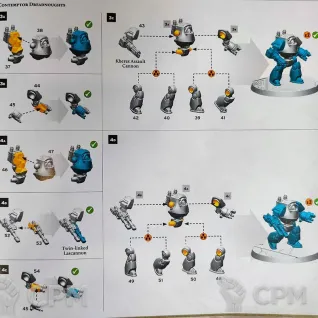 Описание картинки Legions Imperialis Contemptor Dreadnought x4 от Vault Boy по цене 1 998руб | Свободный Рынок Миниатюр - СРМ