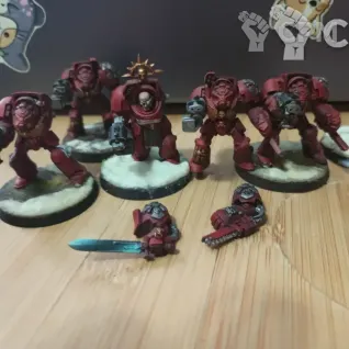 Описание картинки Terminators squad (old) от  по цене 2 250руб | Свободный Рынок Миниатюр - СРМ