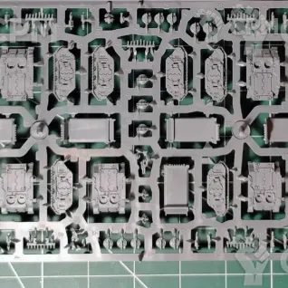 Описание картинки Legions Imperialis Rhino Transport x5 от Vault Boy по цене 3 198руб | Свободный Рынок Миниатюр - СРМ