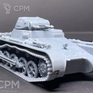 Описание картинки Pz.I Sd.Kfz.101 от Master of Miniatures по цене 350руб | Свободный Рынок Миниатюр - СРМ
