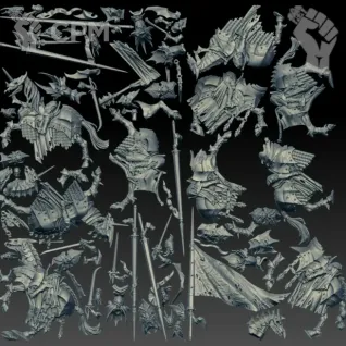 Описание картинки Blood Knights (Scan) от AxeL's Forge по цене 2 400руб | Свободный Рынок Миниатюр - СРМ