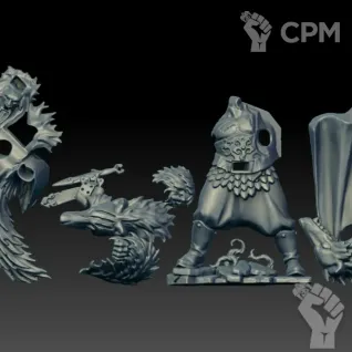 Описание картинки Radukar the Wolf (Scan) от AxeL's Forge по цене 300руб | Свободный Рынок Миниатюр - СРМ