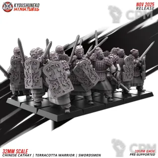 Описание картинки Cathay Terracotta warriors sword от 3DPrintClub по цене 95руб | Свободный Рынок Миниатюр - СРМ