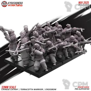 Описание картинки Cathay Terracotta warriors crossbows от 3DPrintClub по цене 95руб | Свободный Рынок Миниатюр - СРМ