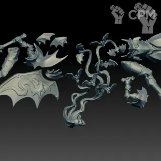 Описание картинки Carmilla Dusang, Vampire Lord (Scan) от AxeL's Forge по цене 150руб | Свободный Рынок Миниатюр - СРМ