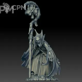 Описание картинки Necromancer (Scan) от AxeL's Forge по цене 150руб | Свободный Рынок Миниатюр - СРМ