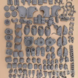 Описание картинки Saturnine Dreadnought от LexxGreen по цене 2 700руб | Свободный Рынок Миниатюр - СРМ