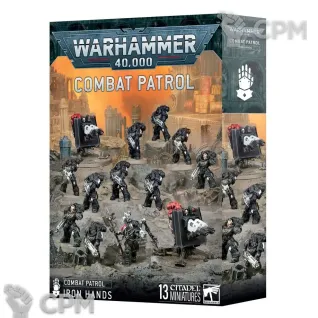 Описание картинки Набор миниатюр Warhammer 40000 COMBAT PATROL: IRON HANDS 2025 от Дауран по цене 13 000руб | Свободный Рынок Миниатюр - СРМ