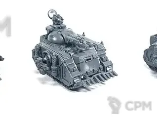 Описание картинки Legions Imperialis Predator Tank x3 от Vault Boy по цене 3 498руб | Свободный Рынок Миниатюр - СРМ