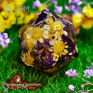 Описание картинки Ночной сад друида. Монокуб d20 (34 мм.) от Gabrigame_Print по цене 1 090руб | Свободный Рынок Миниатюр - СРМ