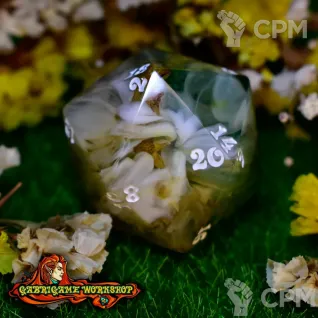Описание картинки Заклинание Цветения. Монокуб d20 (34 мм.) от Gabrigame_Print по цене 1 090руб | Свободный Рынок Миниатюр - СРМ