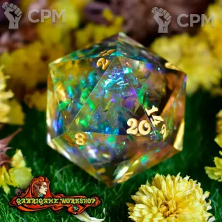 Описание картинки Радужная Магия. Монокуб d20 (34 мм.) от Gabrigame_Print по цене 950руб | Свободный Рынок Миниатюр - СРМ