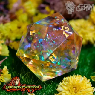 Описание картинки Радужная Магия. Монокуб d20 (34 мм.) от Gabrigame_Print по цене 950руб | Свободный Рынок Миниатюр - СРМ