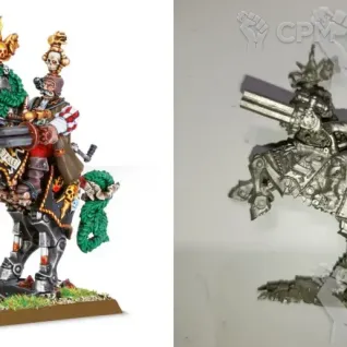 Описание картинки Empire Engineer on Mechanical Stead от thymeQ по цене 3 000руб | Свободный Рынок Миниатюр - СРМ