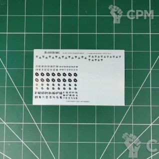 Описание картинки Blood Bowl Transfer Sheet Decals (Декали) от Vault Boy по цене 598руб | Свободный Рынок Миниатюр - СРМ