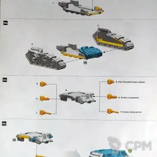 Описание картинки Legions Imperialis Kratos Heavy Tank x2 от Vault Boy по цене 2 998руб | Свободный Рынок Миниатюр - СРМ