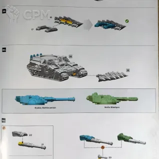 Описание картинки Legions Imperialis Kratos Heavy Tank x2 от Vault Boy по цене 2 998руб | Свободный Рынок Миниатюр - СРМ