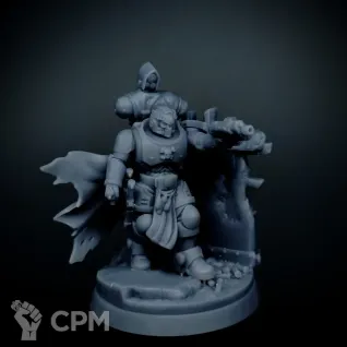 Описание картинки Мультипарт lieutenant in phobos armour от Lucky Pants по цене 800руб | Свободный Рынок Миниатюр - СРМ