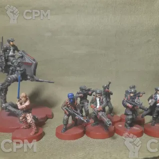 Описание картинки Rebels (Часть стартера 1 редакции) оригиниал+ ГЕРОИ 3д печать от KirShad по цене 5 500руб | Свободный Рынок Миниатюр - СРМ