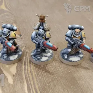 Описание картинки Hellblaster squad (5 миниатюр, Космические Волки) от Гарус по цене 3 000руб | Свободный Рынок Миниатюр - СРМ